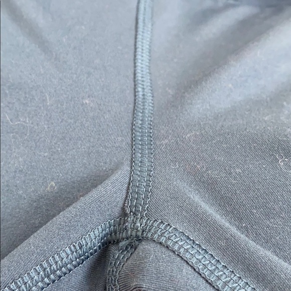 LIKE NEW REEBOK Mesh Novelty Stripe Leggings Small Yoga Athletic Lounge Workout - Picture 8 of 8